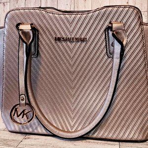 Michael Kors Large Silver Bag